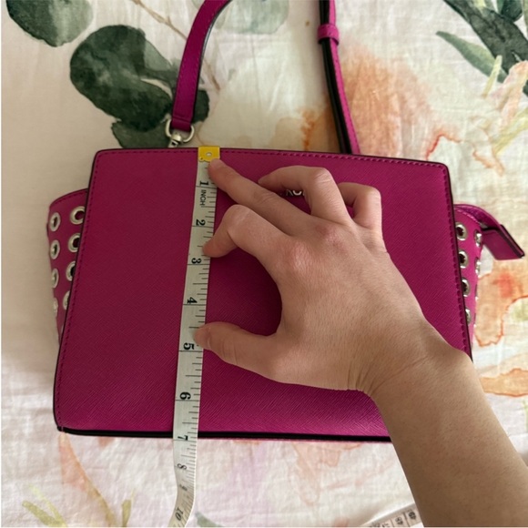 Michael Kors Fuchsia Crossbody Bag and Wallet - Picture 7 of 8